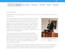 Tablet Screenshot of deepriverministries.org